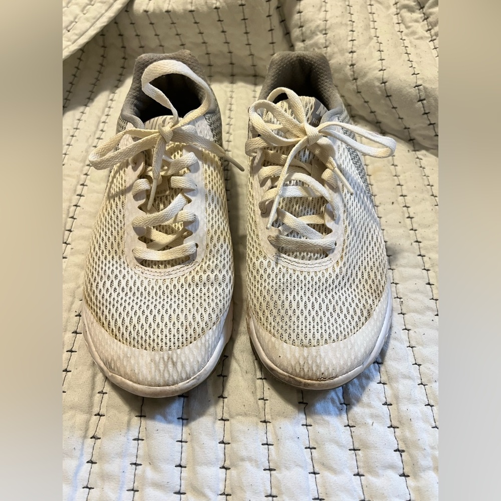 Nike White Mesh Sneakers